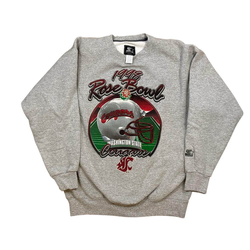VTG 1998 Starter crew neck Rose Bowl WSU cougars Washington State University L